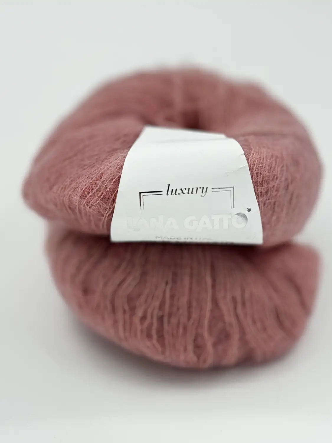 Фотография пряжи Lana Gatto luxury, Super kid mohair, Розовая пудра