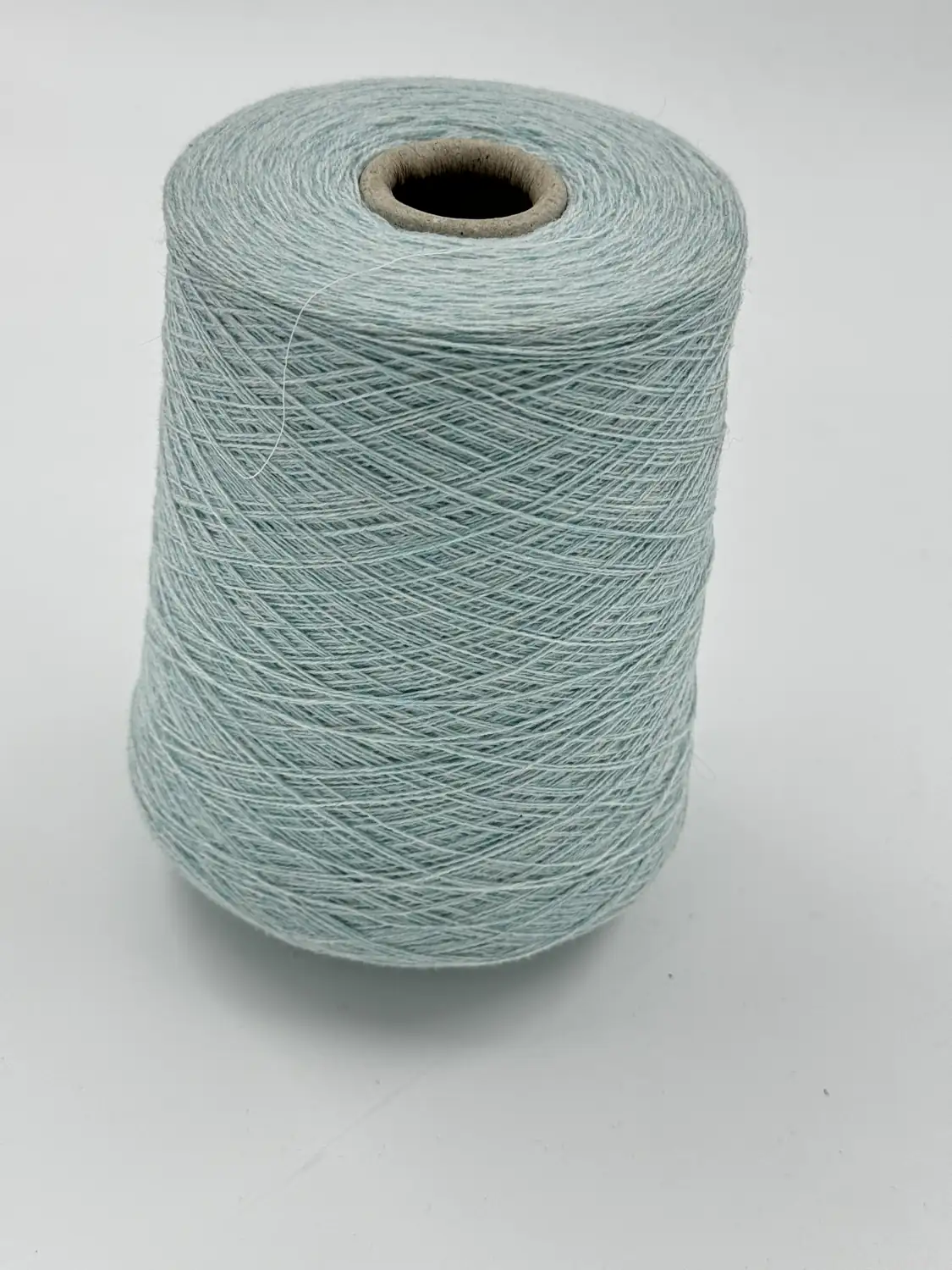 Фотография пряжи Natural Fantasy, 100% Кашемир, голубой меланж