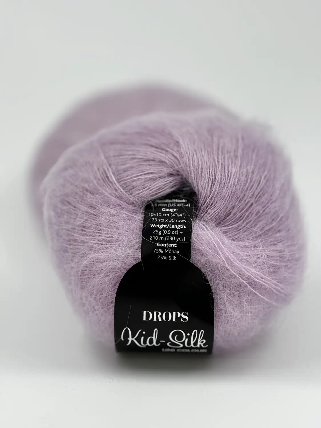 Фотография пряжи Drops Design, Kid Silk, Kid mohair, светло-розовый