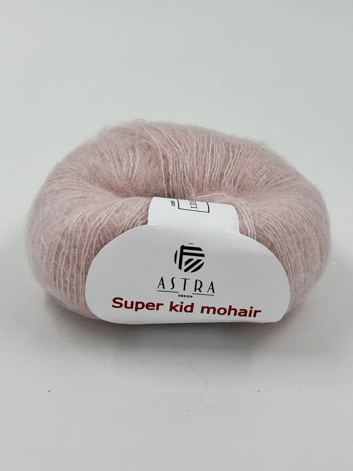 Фотография пряжи Astra design, Super kid mohair, Нежно-розовый