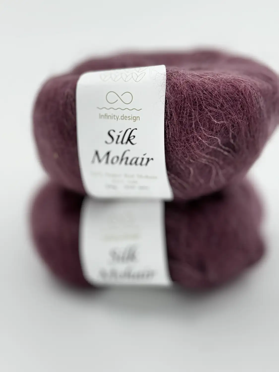 Фотография пряжи Infiniti Design, silk mohair, увядшая роза