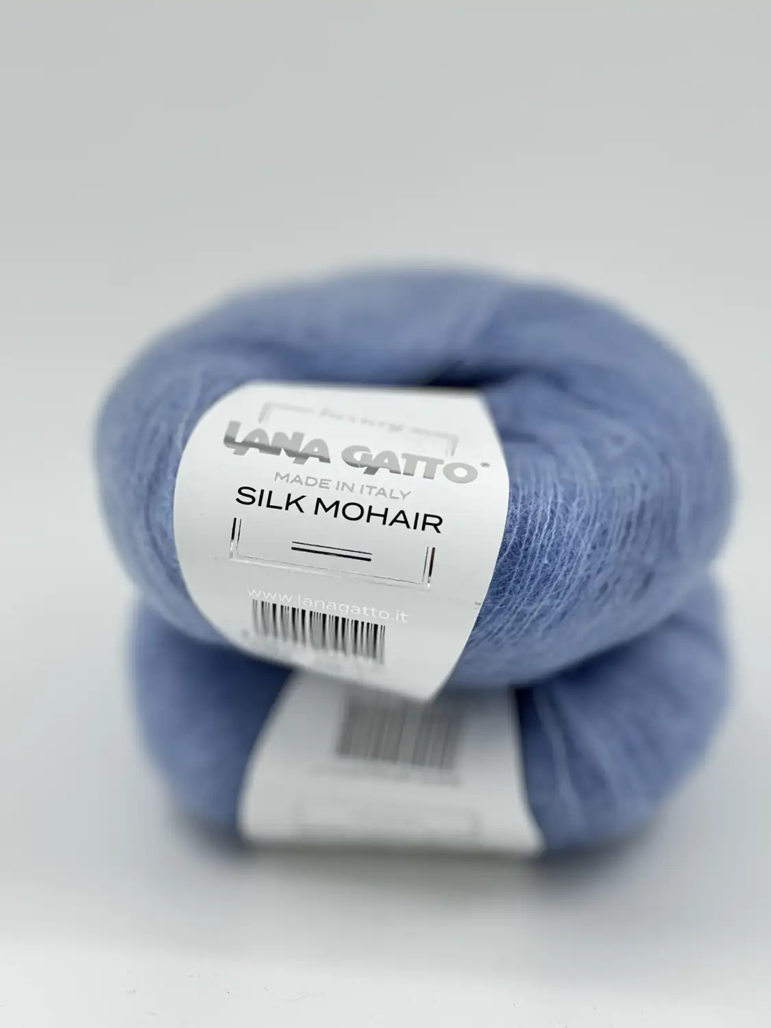 Фотография пряжи Lana Gatto luxury, Super kid mohair, Голубой