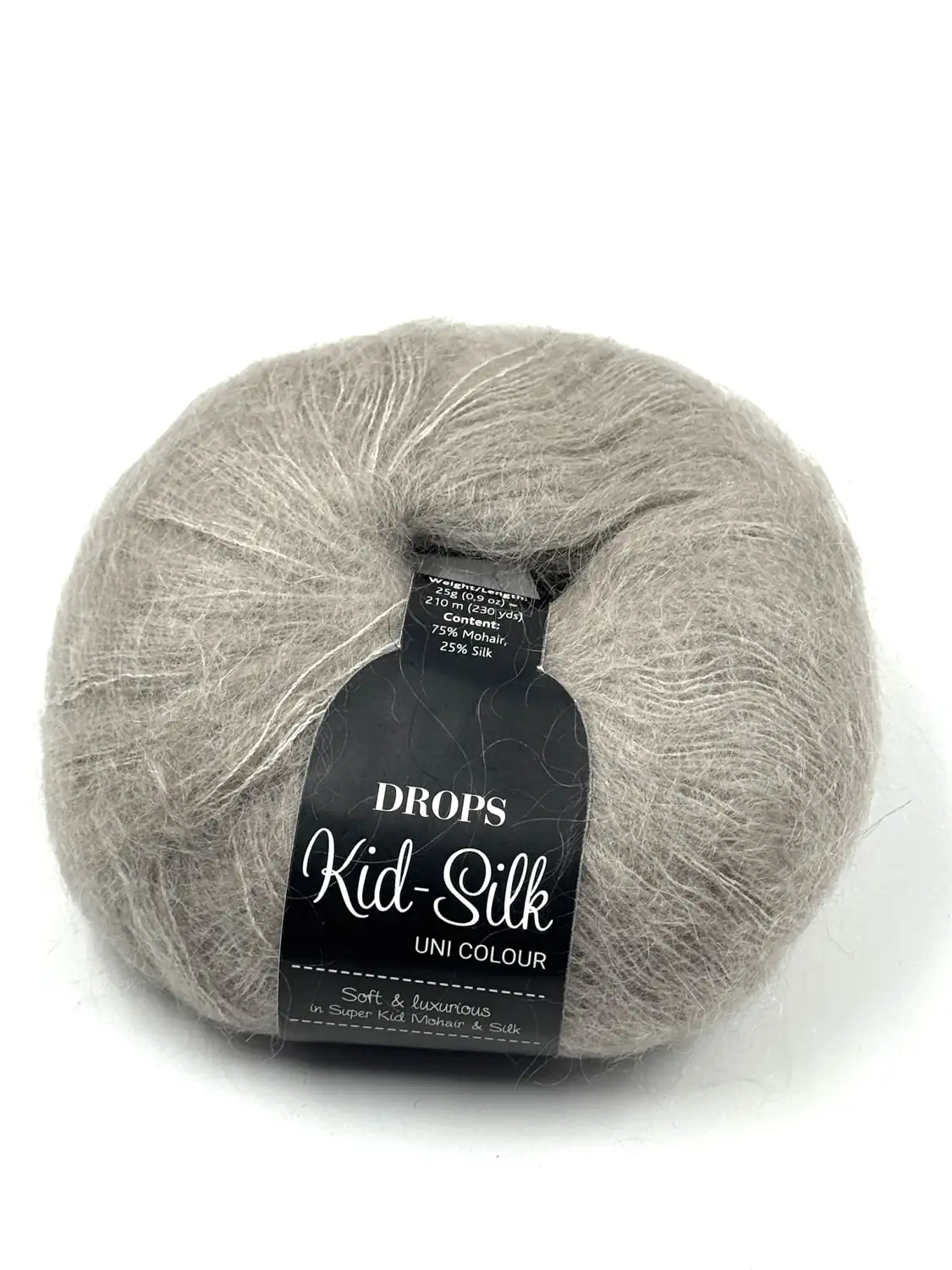 Фотография пряжи Drops Design, Kid Silk, Kid mohair, светло-бежевый