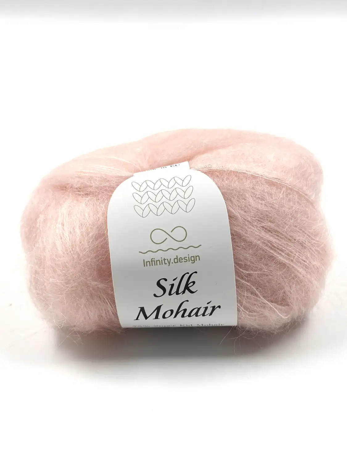 Фотография пряжи Infiniti Design, silk mohair, светло-розовый