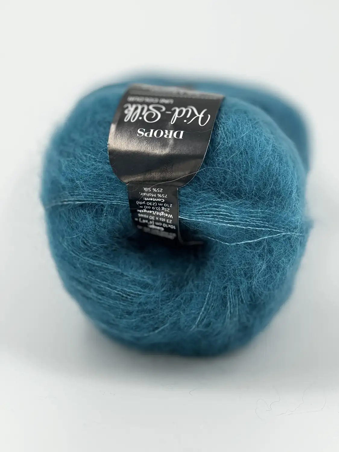 Фотография пряжи Drops Design, Kid Silk, Kid mohair, петроль