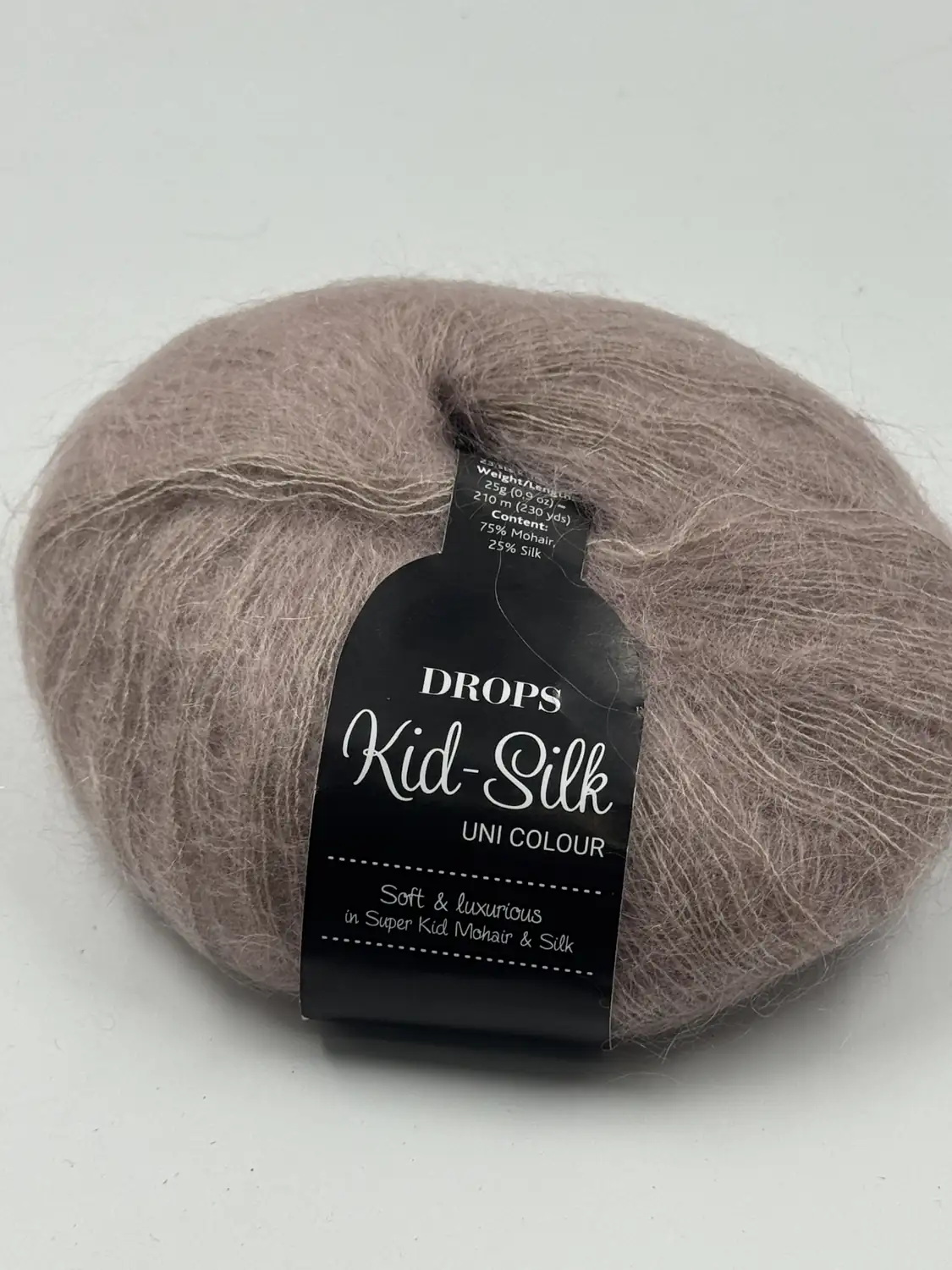 Фотография пряжи Drops Design, Kid Silk, Kid mohair, пудра