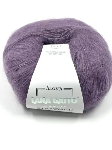 Превью 3 для Lana Gatto luxury, Super kid mohair, Темная лаванда