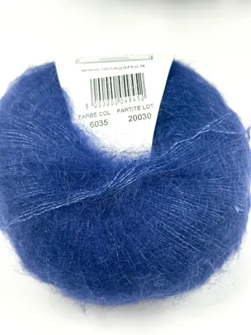 Превью 2 для Lana Gatto luxury, Super kid mohair, Темно-синий