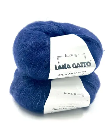 Превью 3 для Lana Gatto luxury, Super kid mohair, Темно-синий