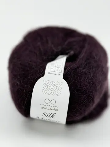 Превью 2 для Infiniti Design, silk mohair, баклажан