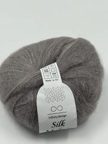 Превью 1 для Infiniti Design, silk mohair, тауп (серо-коричневый)