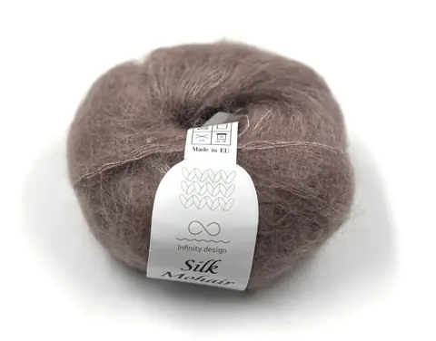 Превью 5 для Infiniti Design, silk mohair, пыльная роза