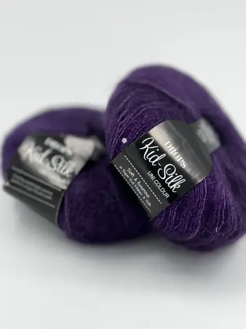 Превью 2 для Drops Design, Kid Silk, Kid mohair, тёмно-фиолетовый