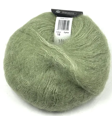 Превью 2 для Drops Design, Kid Silk, Kid mohair, яблочно-зеленый