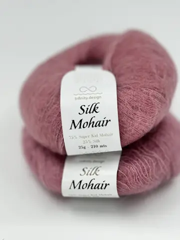 Превью 2 для Infiniti Design, silk mohair, увядший розовый