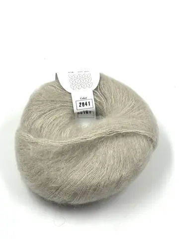 Превью 2 для Infiniti Design, silk mohair, бежевый (пудра)